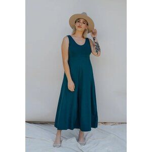 NEW unopened shipment S Mien Lakeside Wide Leg Jumpsuit Size Rich Teal Blue